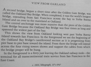 Bay Bridge View from Oakland text