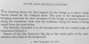 Scow and Bridge Support text
